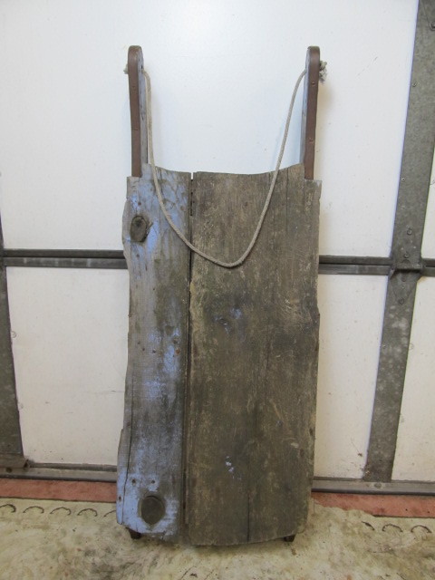 lot 12 image: Antique Primitive Snow Sled