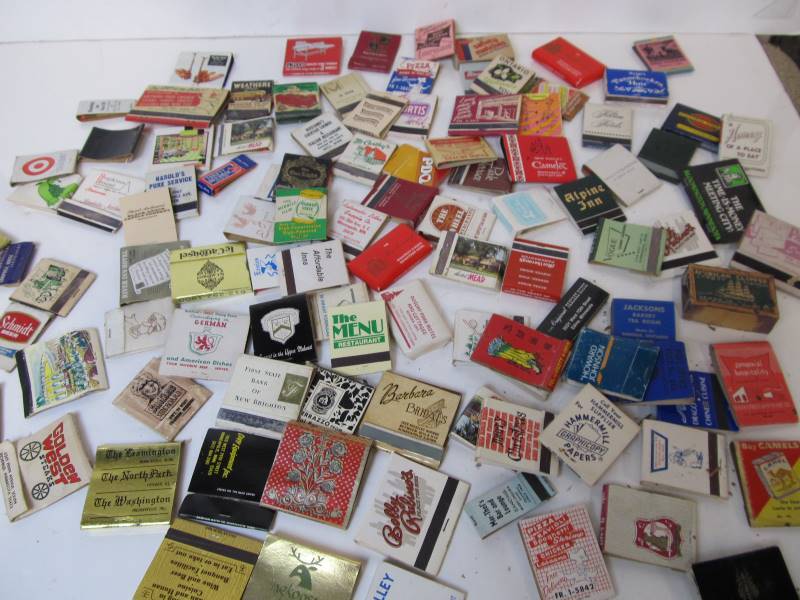 lot 30 image: Large Lot of Vintage Advertising Matchbooks