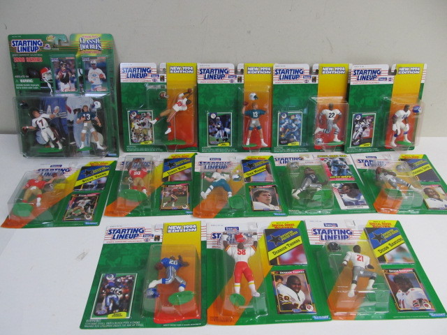 lot 209 image: Group of Mint In Box NFL Football Starting Lineup Figures