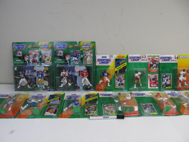 lot 210 image: Group of Mint In Box NFL Football Starting Lineup Figures