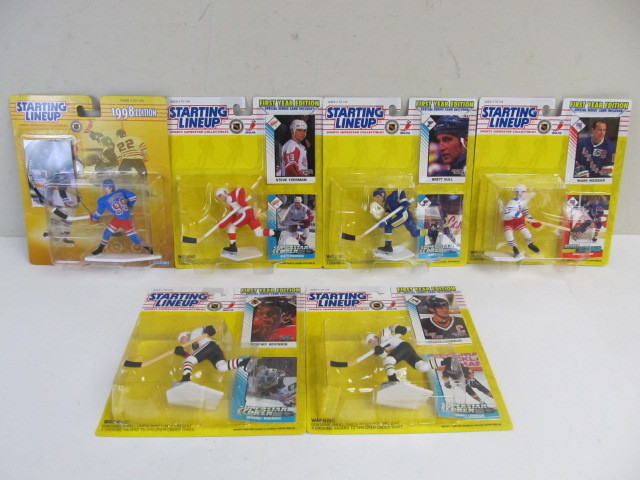 lot 211 image: Group of Mint In Box NHL Hockey Starting Lineup Figures