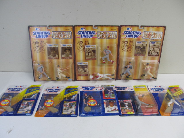 lot 213 image: Group of Mint In Box MLB Baseball Starting Lineup Figures