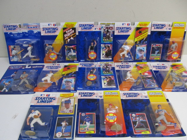 lot 214 image: Group of Mint In Box MLB Baseball Starting Lineup Figures