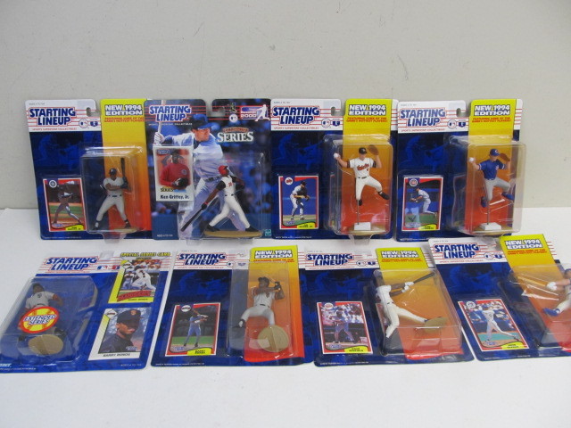 lot 215 image: Group of Mint In Box MLB Baseball Starting Lineup Figures