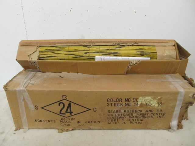 lot 195 image: Case of 6 NOS Vintage Japanese Window Shades