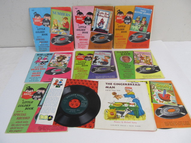 lot 179 image: Vintage Childrens Storybook Golden Book Records