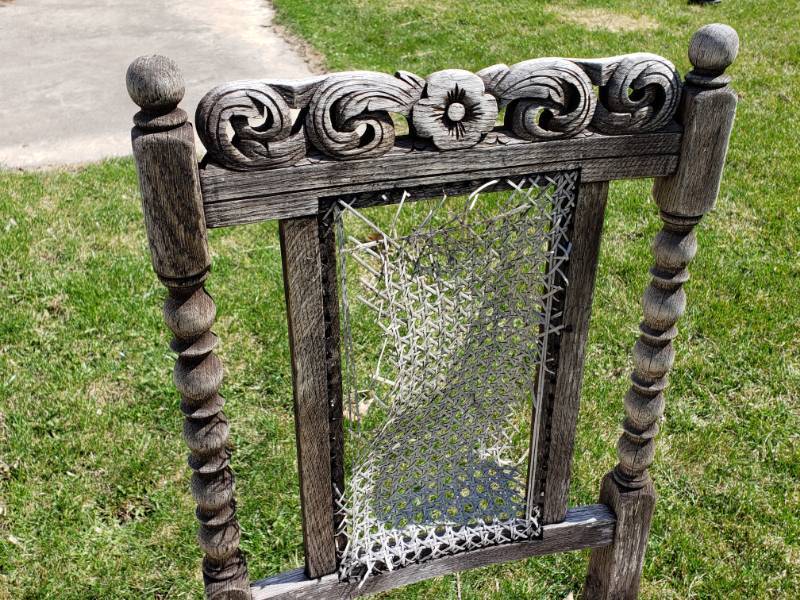 lot 32 image: Repurposers  Restorers Special  (5) Antique Victorian Carved Chairs from England