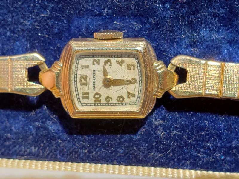 lot 63 image: Vintage Ladies Hamilton Watch in Original Box with Paperwork