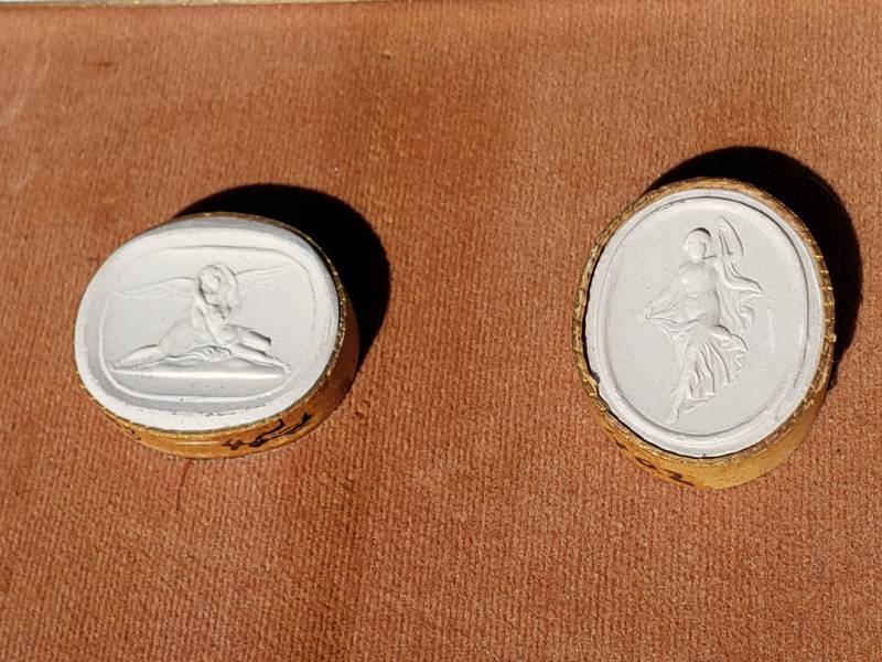 lot 78 image: Signet Seal Impressions Framed