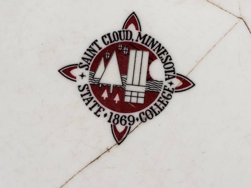 lot 79 image: Antique St. Cloud State University (College) Plate with Old Logo