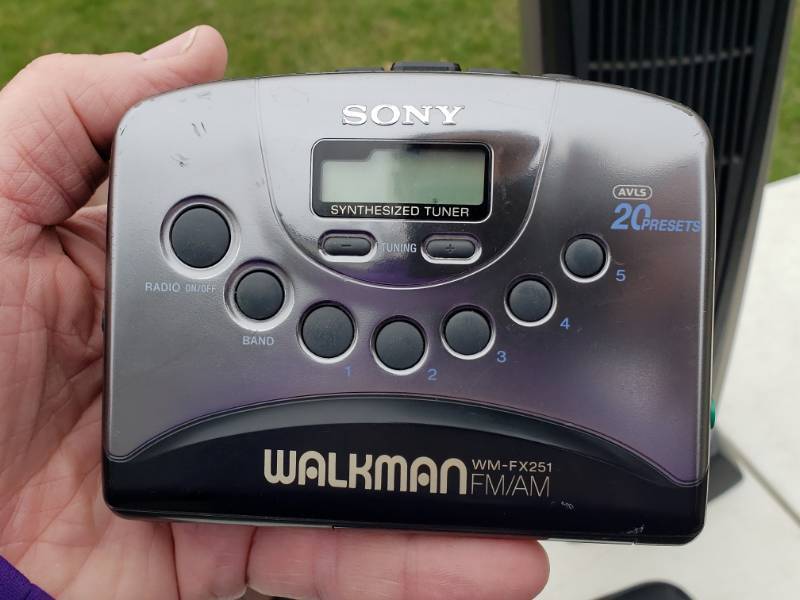 lot 116 image: Sony Tape Cassette Walkman, Antique Styled Radio, Kodak Camera, Lasco Ceramic Space Heater