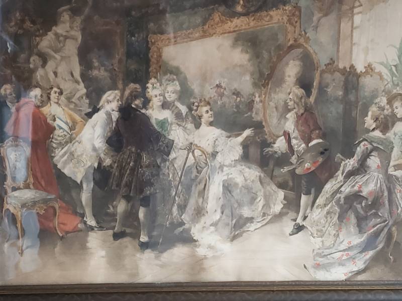 lot 38 image: Vicente Garcia de Paredes Painting on Canvas Framed