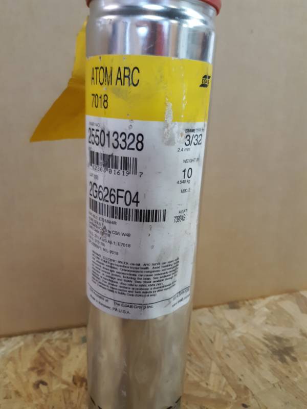 lot 52 image: 7018 332 Welding Rods  6 LBS