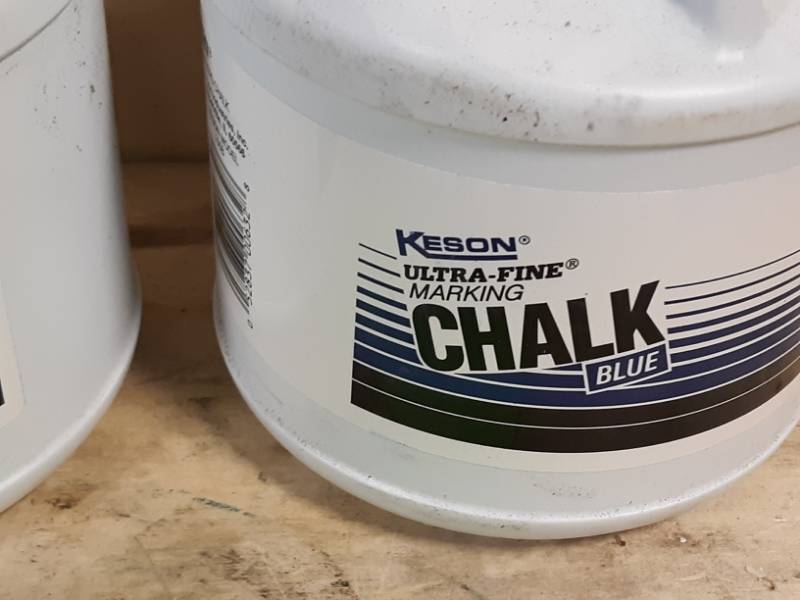 lot 28 image: (2) Jugs of BLUE Keson Marking Chalk