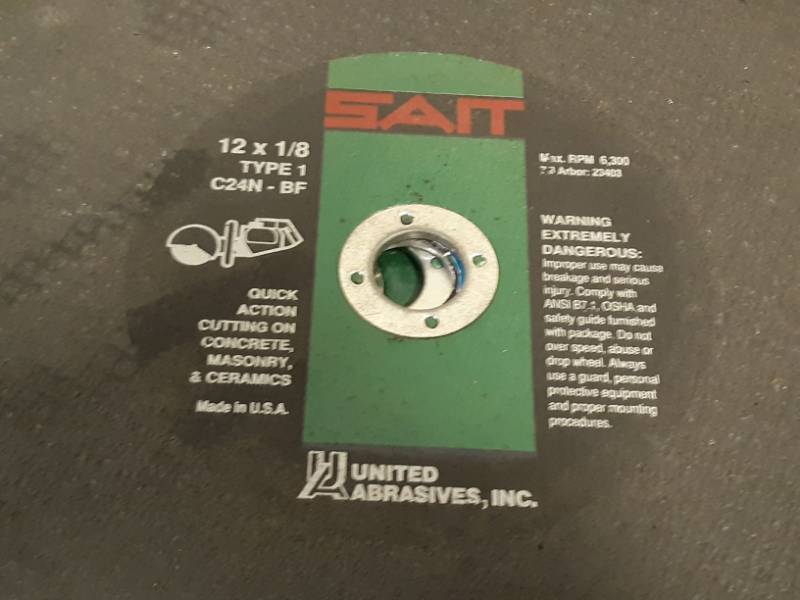 lot 30 image: (10) SAIT 12 x 18 Concrete Masonry Cutting Discs