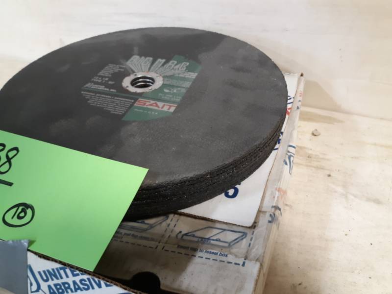 lot 38 image: (10) Big Mac 12 x 18 Concrete Asphalt Masonry Cutting Discs