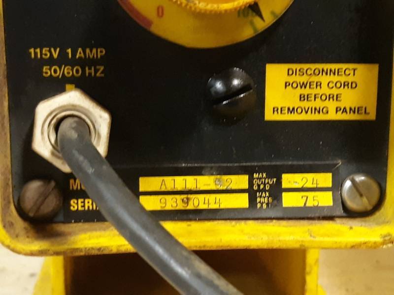 lot 41 image: (3) Liquid Metronics Metering Pumps
