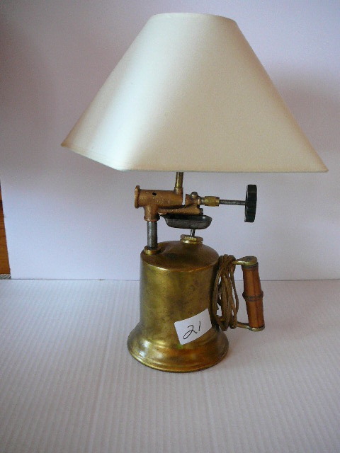 lot 21 image: Brass Light   Blow Torch