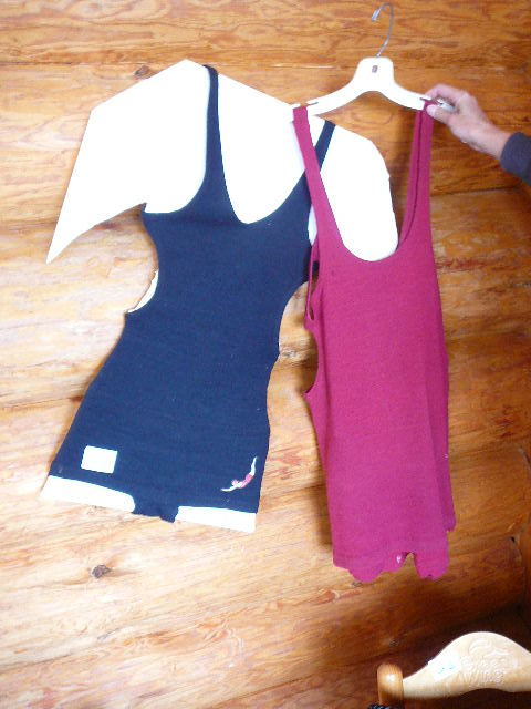 lot 23 image: Vintage Swim Suits (maybe wool)
