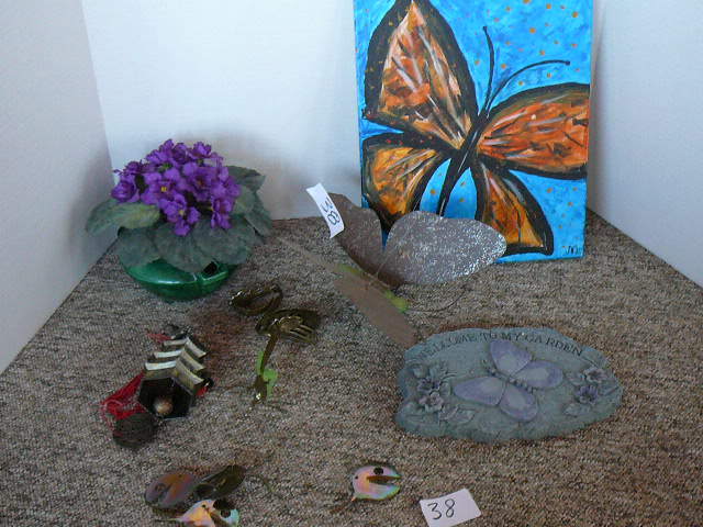 lot 38 image: Welcome To My Garden, Butterflys, Flower