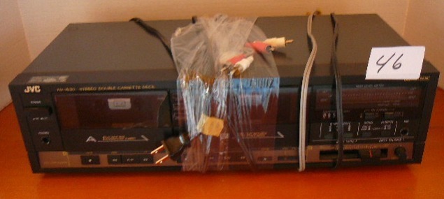 lot 46 image: JVC Sterio Double Cassette Deck