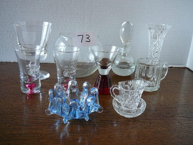 lot 73 image: Lot of Glassware
