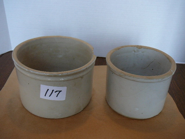 lot 117 image: 2 Small Crocks