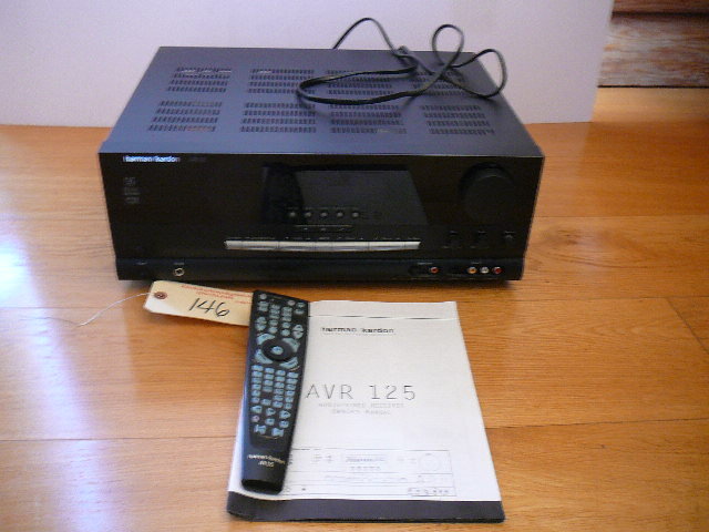 lot 146 image: HarmanKardon AudioVideo Receiver With Remote & Owners Manual