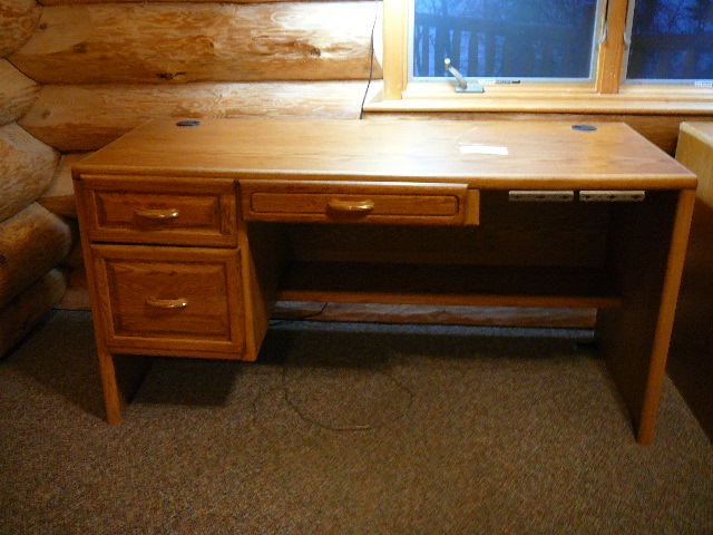 lot 166 image: Wooden Computer Desk