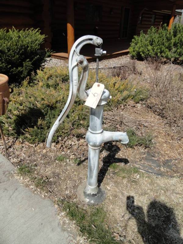 lot 9 image: Cast Iron Hand Pump 42