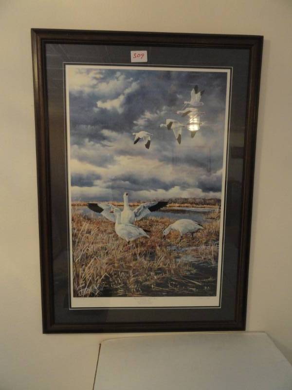 lot 309 image: Large Framed Print