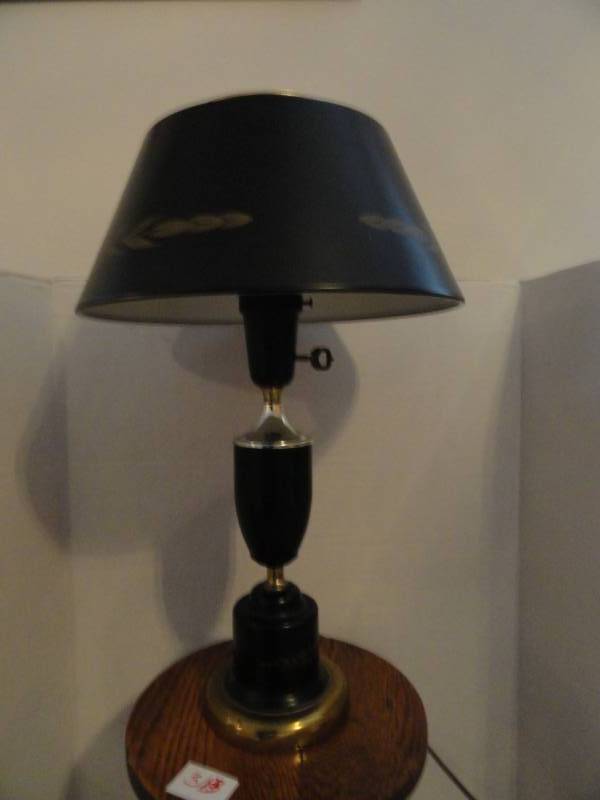 lot 314 image: Table Lamp with Tin Shade