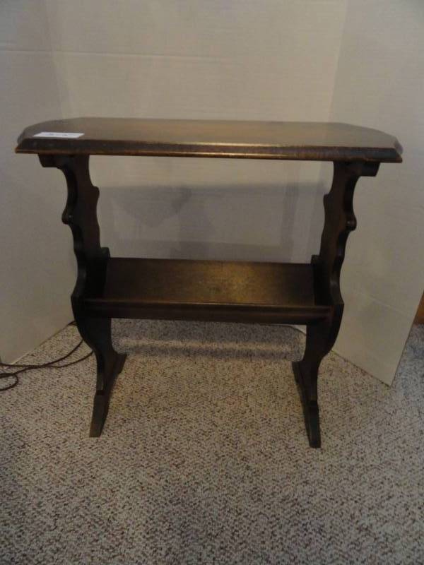 lot 315 image: Wooden Magazine Rack