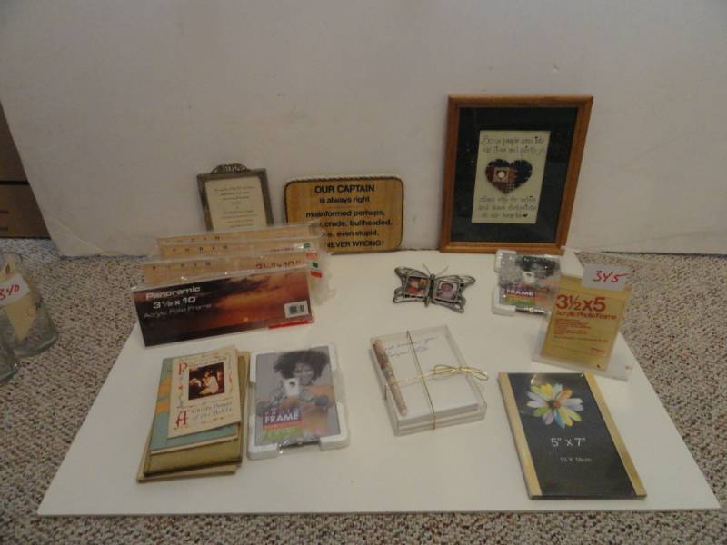 lot 345 image: Picture Frames  Plaques