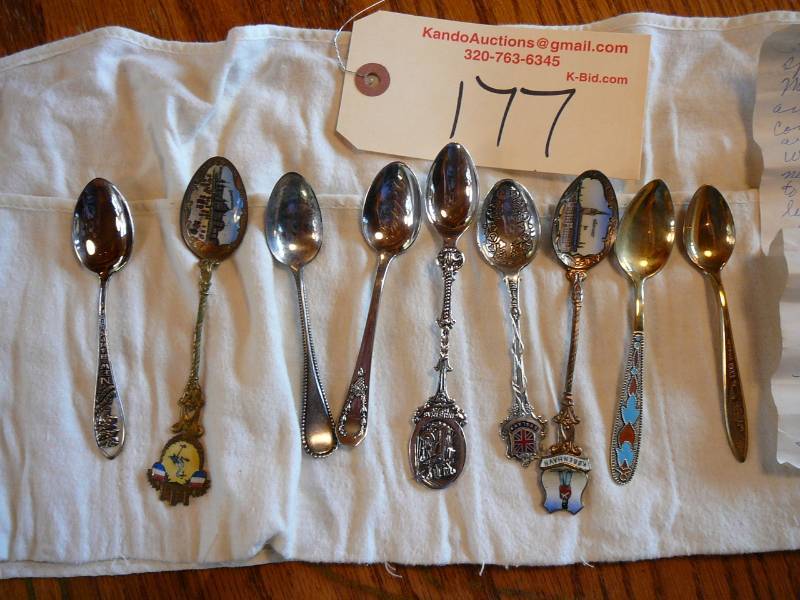 lot 177 image: Collector Spoons