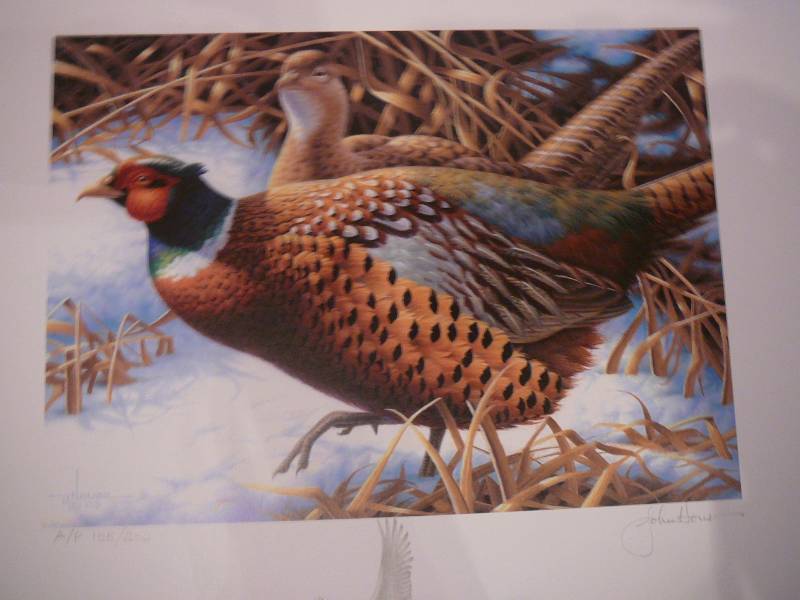 lot 212 image: 2004 Minnesota Pheasant Stamp Print