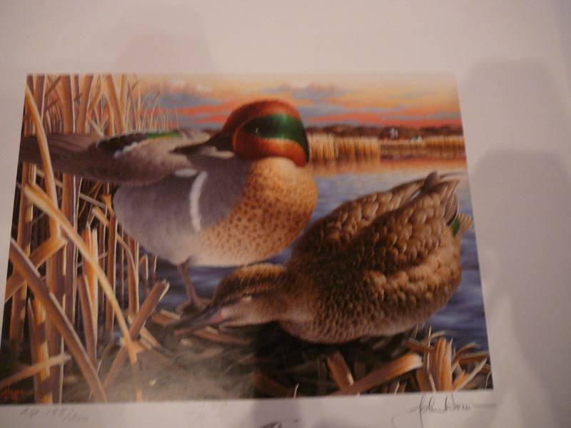 lot 215 image: 1999 Minnesota Duck Stamp Print