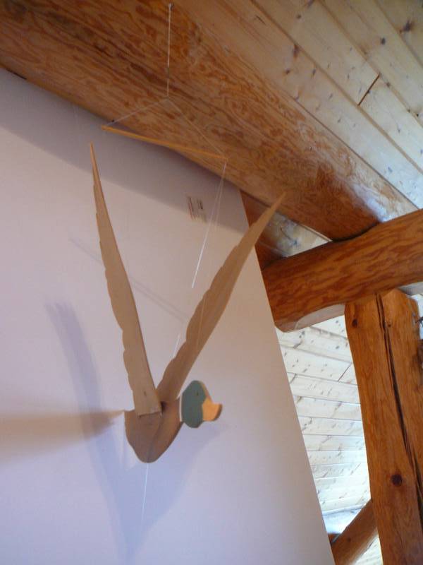 lot 216 image: Decorative Flying Duck