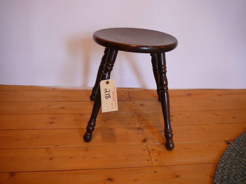 lot 218 image: Wooden Stool