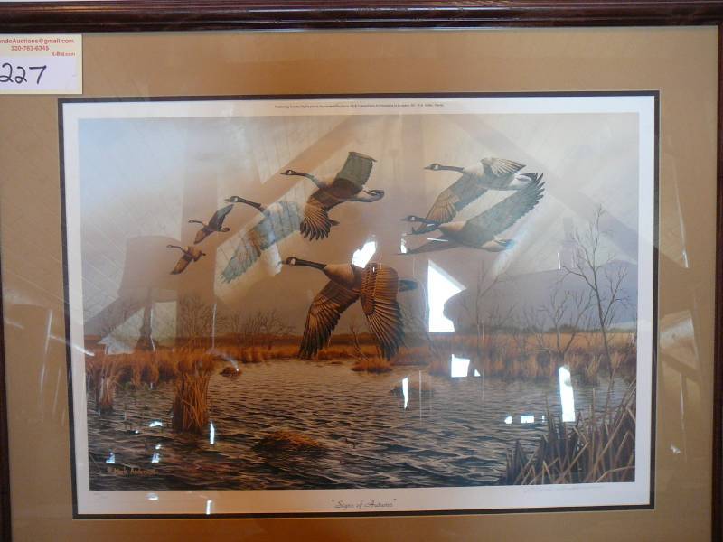 lot 227 image: Framed Print Signs of Autumn
