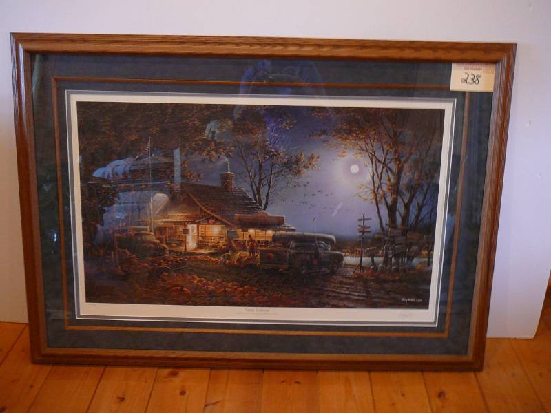 lot 238 image: Framed Print  Autumn Traditions