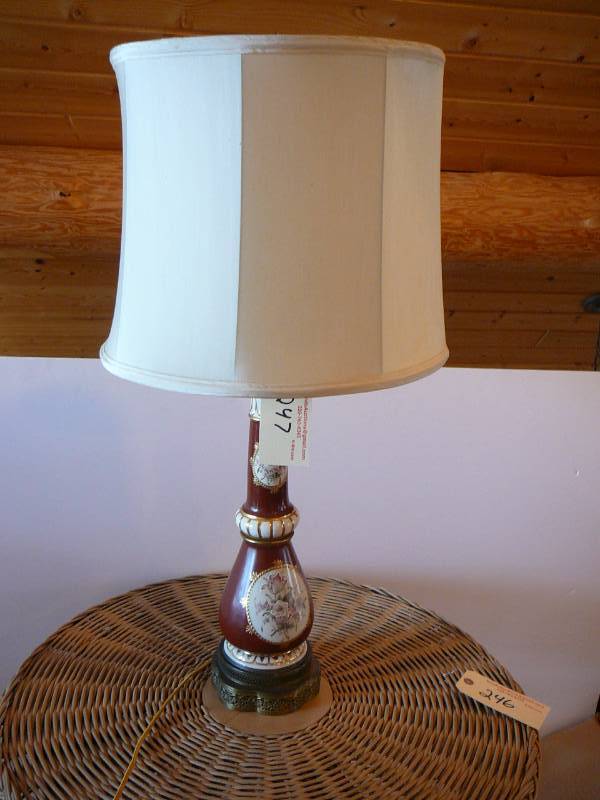 lot 247 image: Decorative Lamp  Match to Lot 138