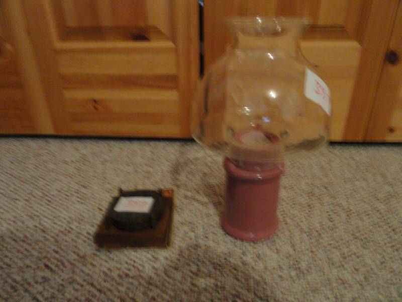 lot 397 image: Home Decor Coasters, Candle