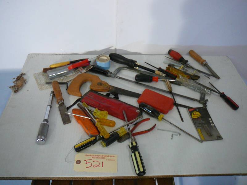 lot 521 image: Lot of hand tools