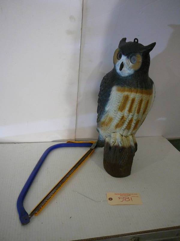 lot 581 image: Bucksaw, Owl