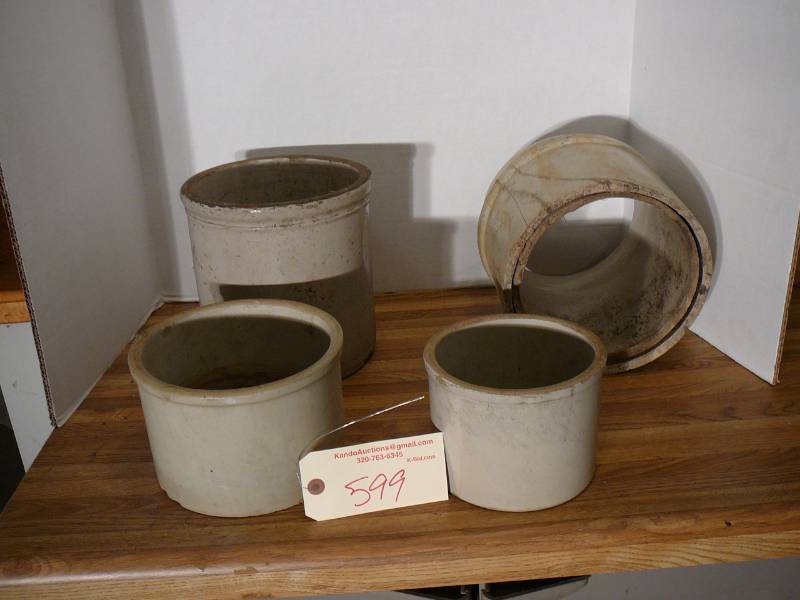 lot 599 image: Vintage Crocks