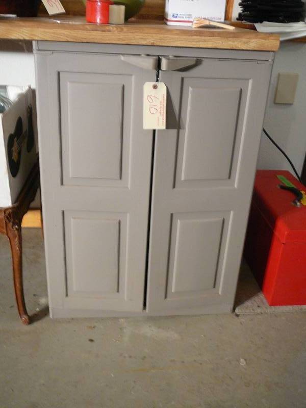 lot 610 image: Plastic Storage Closet