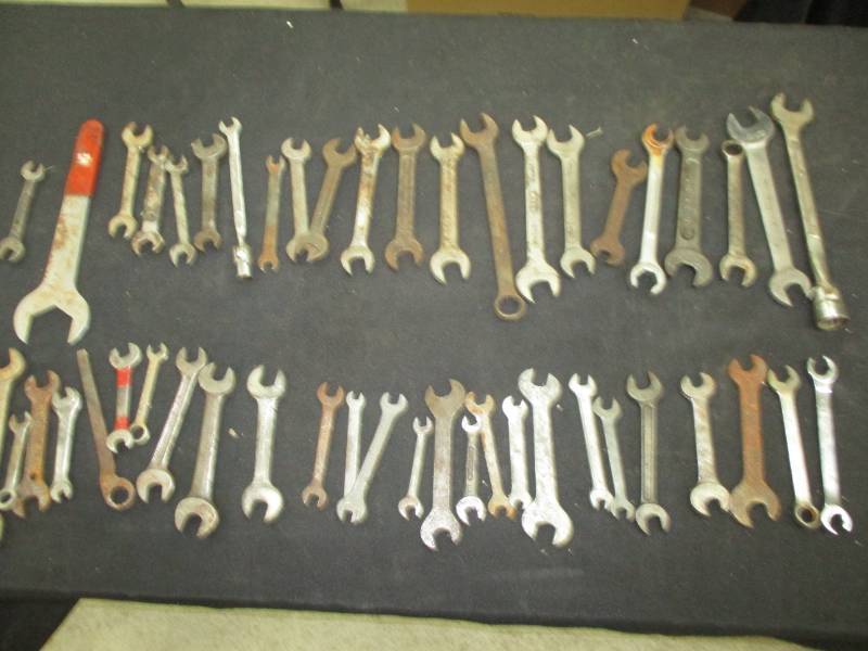 lot 102 image: Assortment of Old Wrenches
