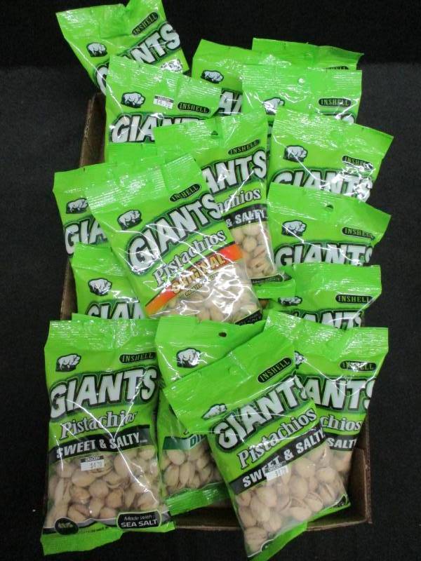lot 198 image: 18 Bags of Pistachios
