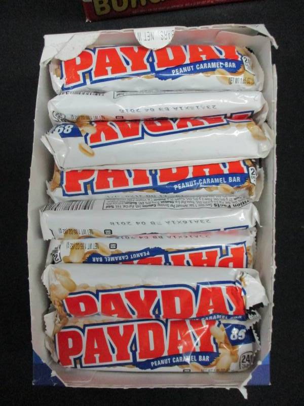 lot 186 image: Payday Candybars